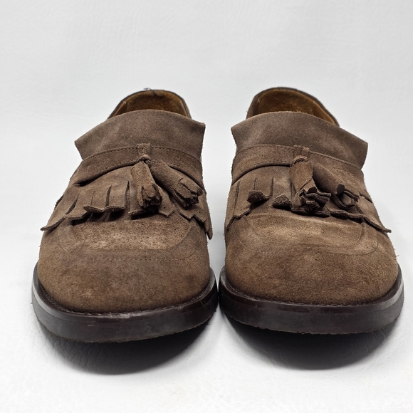 Brooks Brothers Mens Made In Italy Brown Tassel Loafers Size 8.5 Pre-owned - Picture 8 of 12